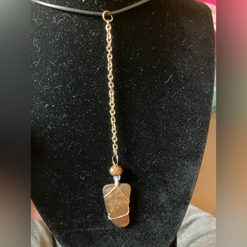 #24 handmade seaglass necklace